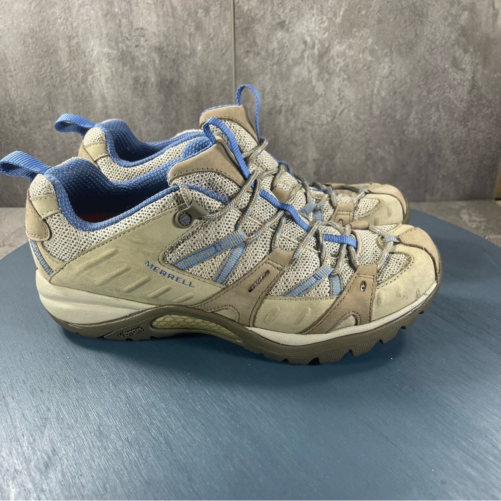 Merrell Siren Sport Hiking Aluminum/Washed Denim J89446 Womens Size 8.5